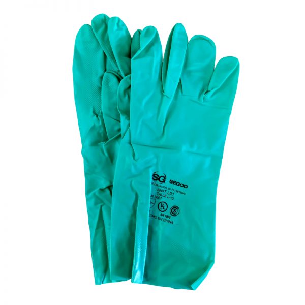 Guantes de limpieza verdes. - Imagen 2