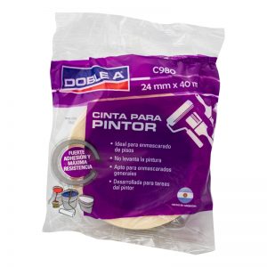 Cinta Para Pintor Doble A 24 mm x 40 mts.