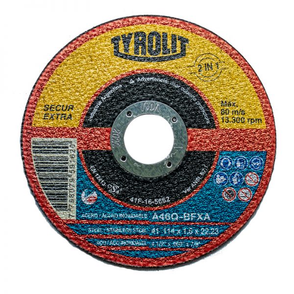 Disco de Corte Tyrolit 115 x 1,6 mm
