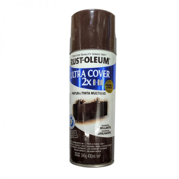 Pintura En Aerosol Rust-Oleum Marrón.