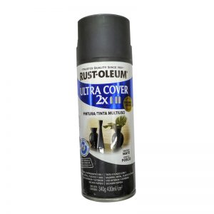 Pintura En Aerosol Rust-Oleum Negro Mate.