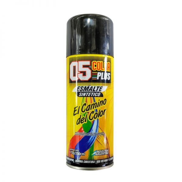 Pintura En Aerosol 05 Negro Mate