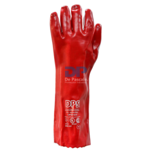 Guante PVC Rojo largo total 40 cm