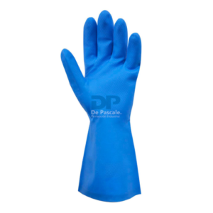 Guante Acrilo Nitrilo Azul Flocado Apto Alimentos
